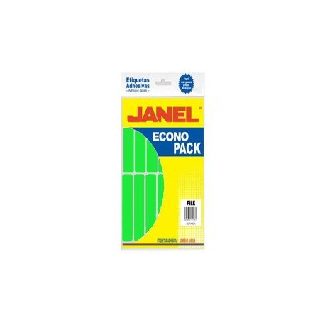 Etiqueta econopack fluorescente Janel