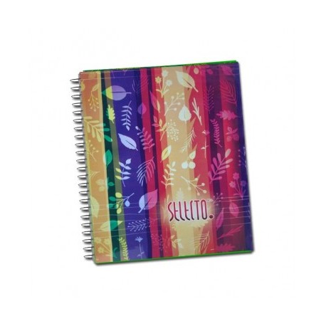 Cuaderno profesional Selecto espiral raya pasta dura  200 hojas