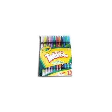 Crayon Crayola twistable retractiles con 12 piezas