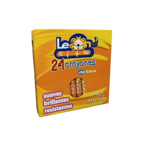 Crayon Leoncito delgado con 24 piezas